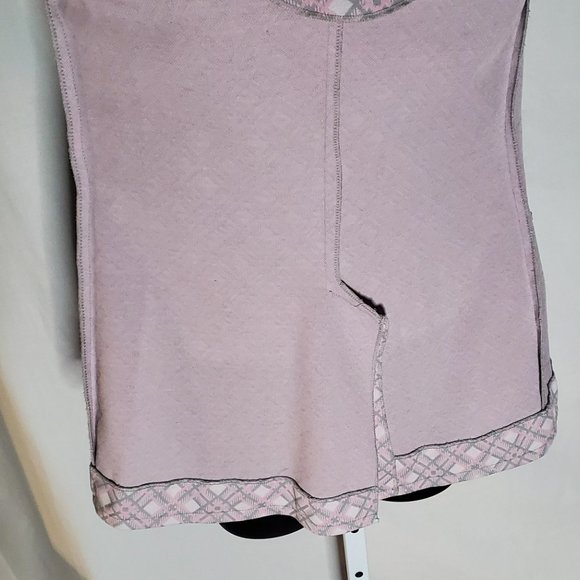 Vintage 70s Pink and Grey Plaid Poly Blazer by Country Set Sz Small - Picture 10 of 15